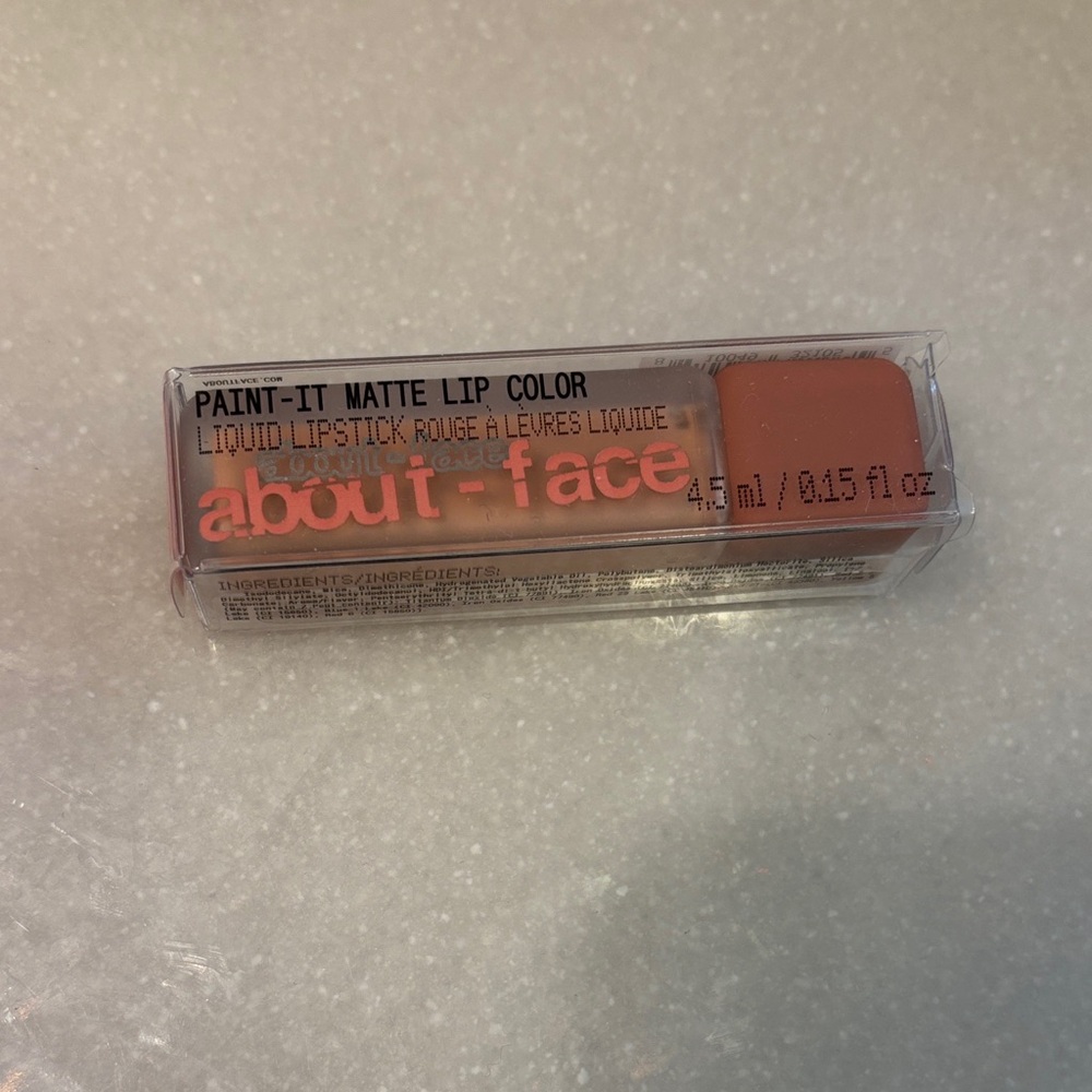 About Face Paint-It Matte Lip Color - shade sad song